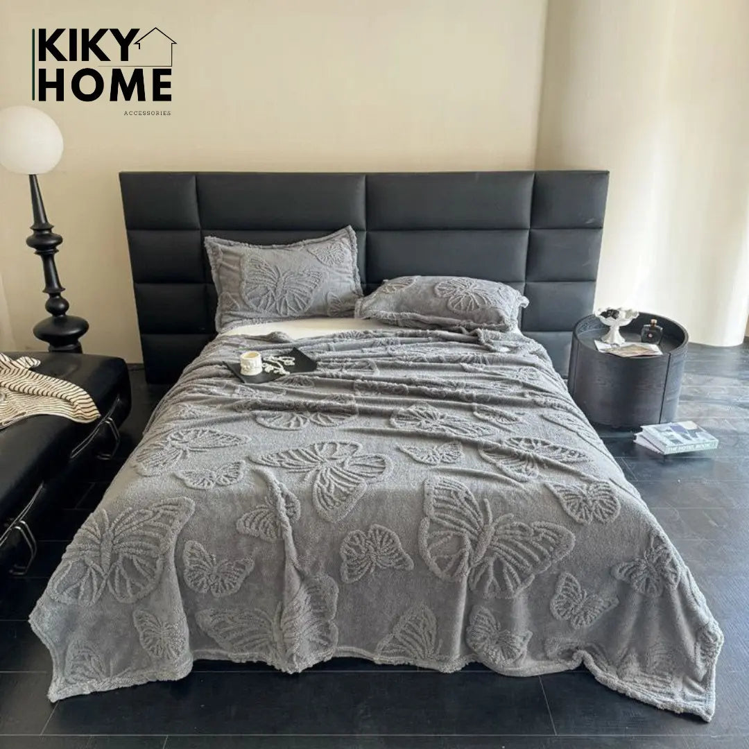 DELUX deka leptir 200x230cm + 2 jastučnice - KIKY STORE