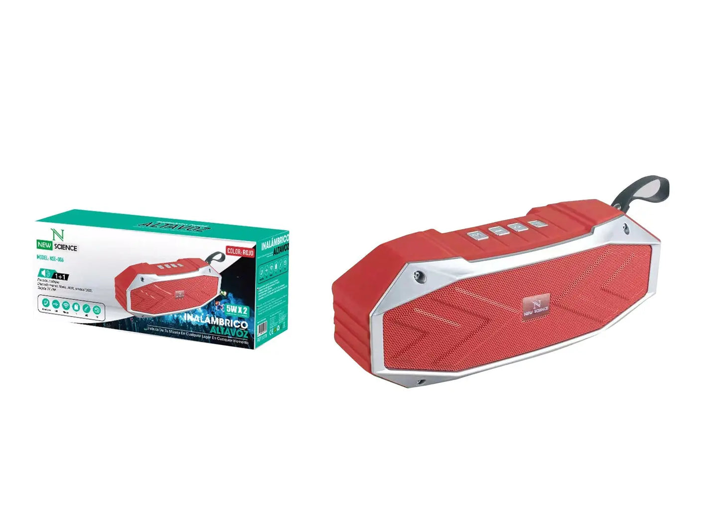 ZVUČNIK NSE-006 (Crveni) - KIKY STORE
