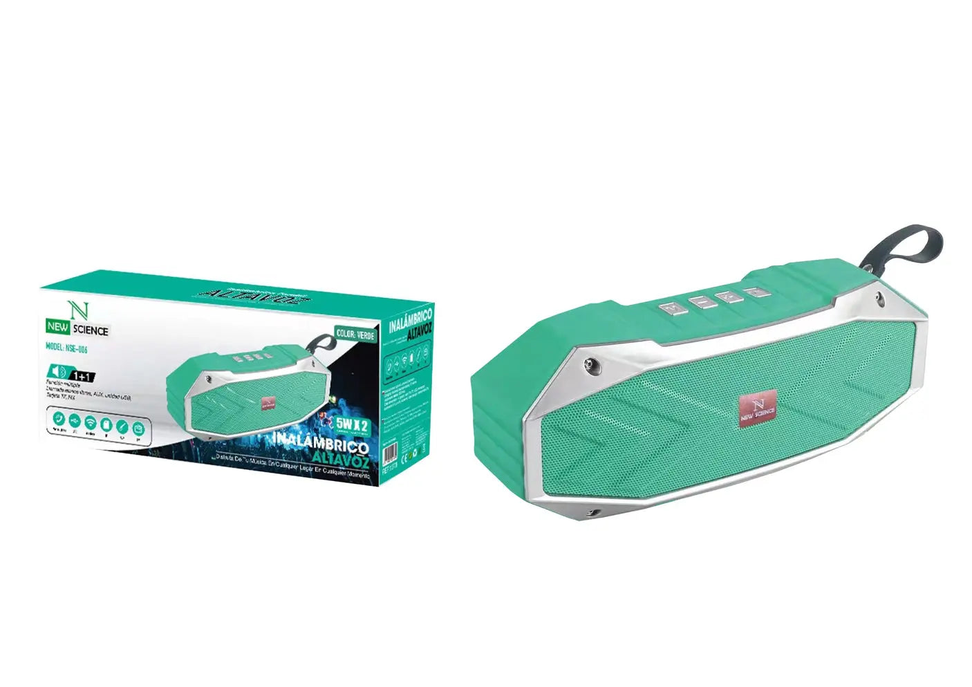 ZVUČNIK NSE-006 (Zeleni) - KIKY STORE