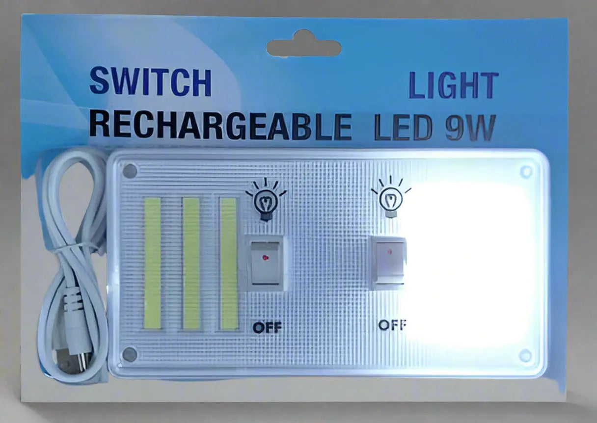 Punjiva LED lampa s prekidačem – 9W - KIKY STORE