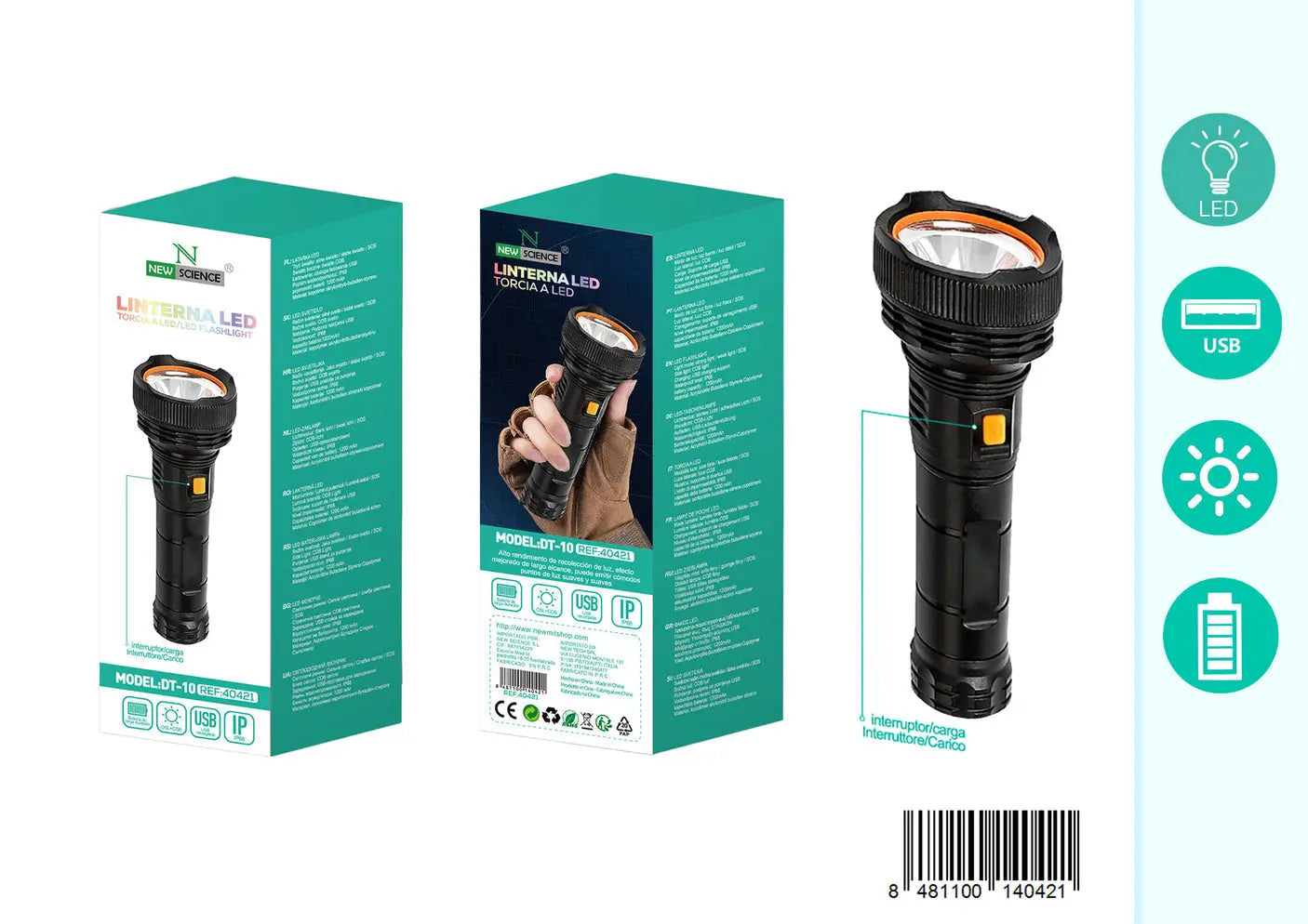 LED Svjetiljka DT-10 - KIKY STORE