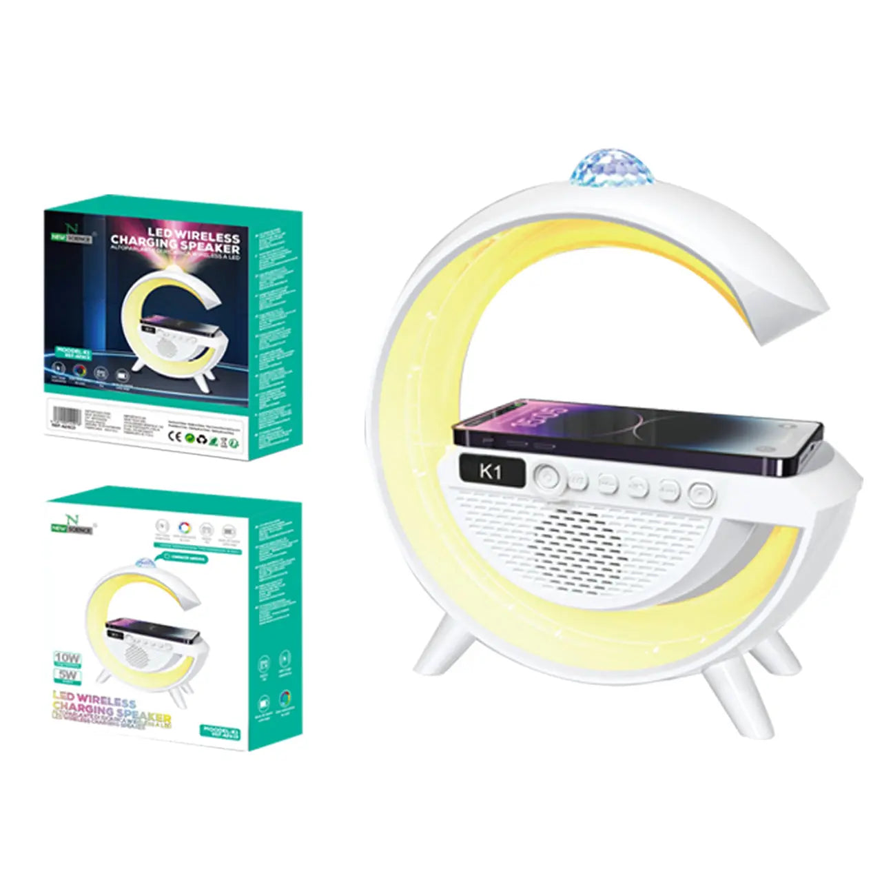 ZVUČNIK G SA BEŽIČNIM PUNJENJEM K1 - KIKY STORE