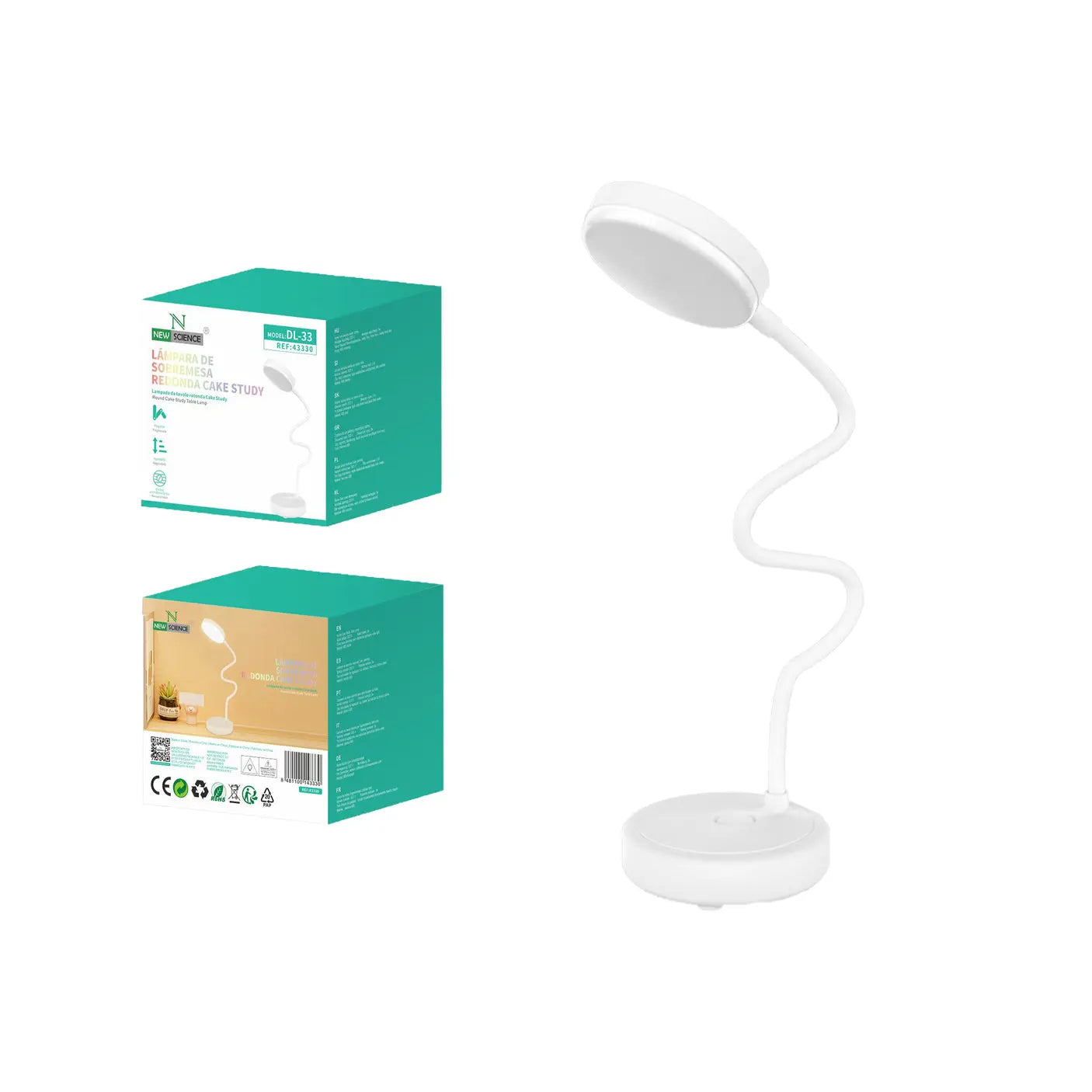 LED Stolna Lampa sa podesivim Spiralnim Dizajnom - KIKY STORE