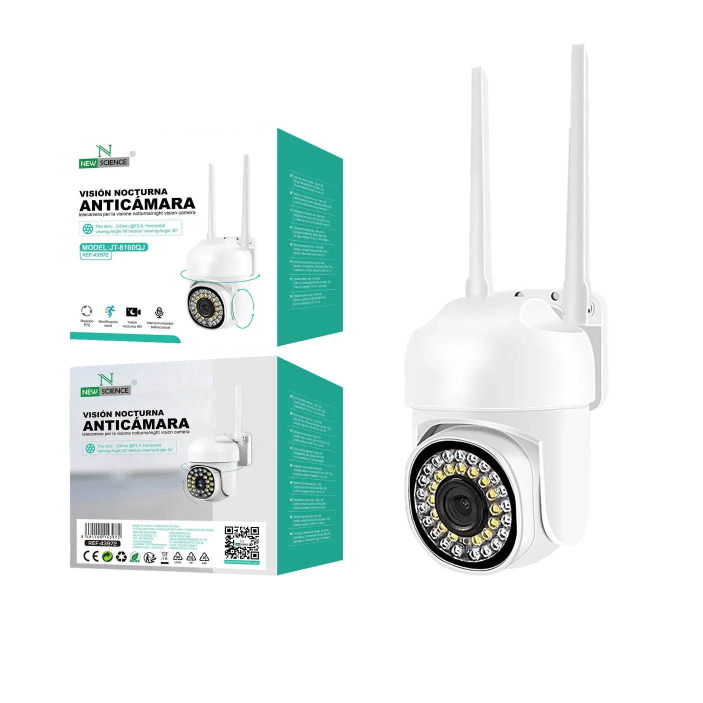 PTZ Rotacijska Nadzorna Kamera JT-8160QJ - KIKY STORE