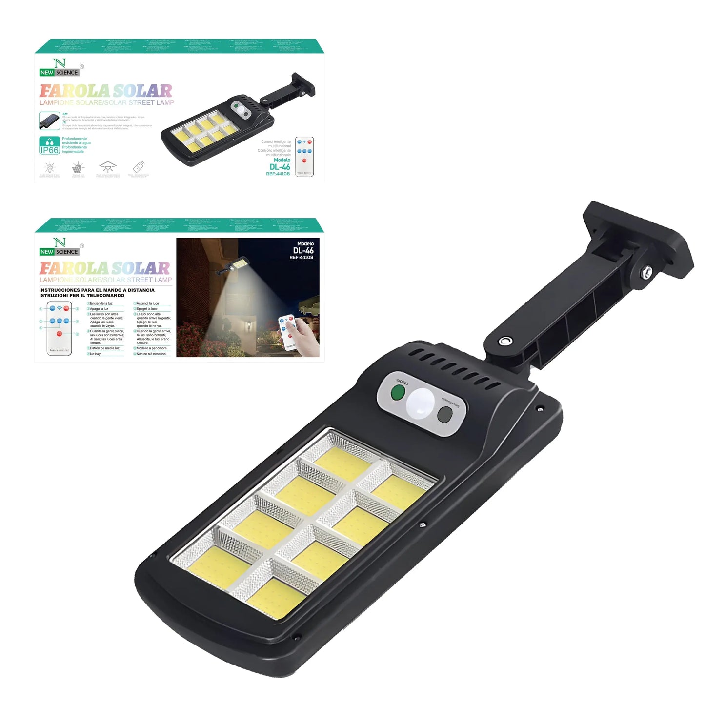 Solarna LED Lampa s Daljinskim i Senzorom Pokreta KIKY STORE