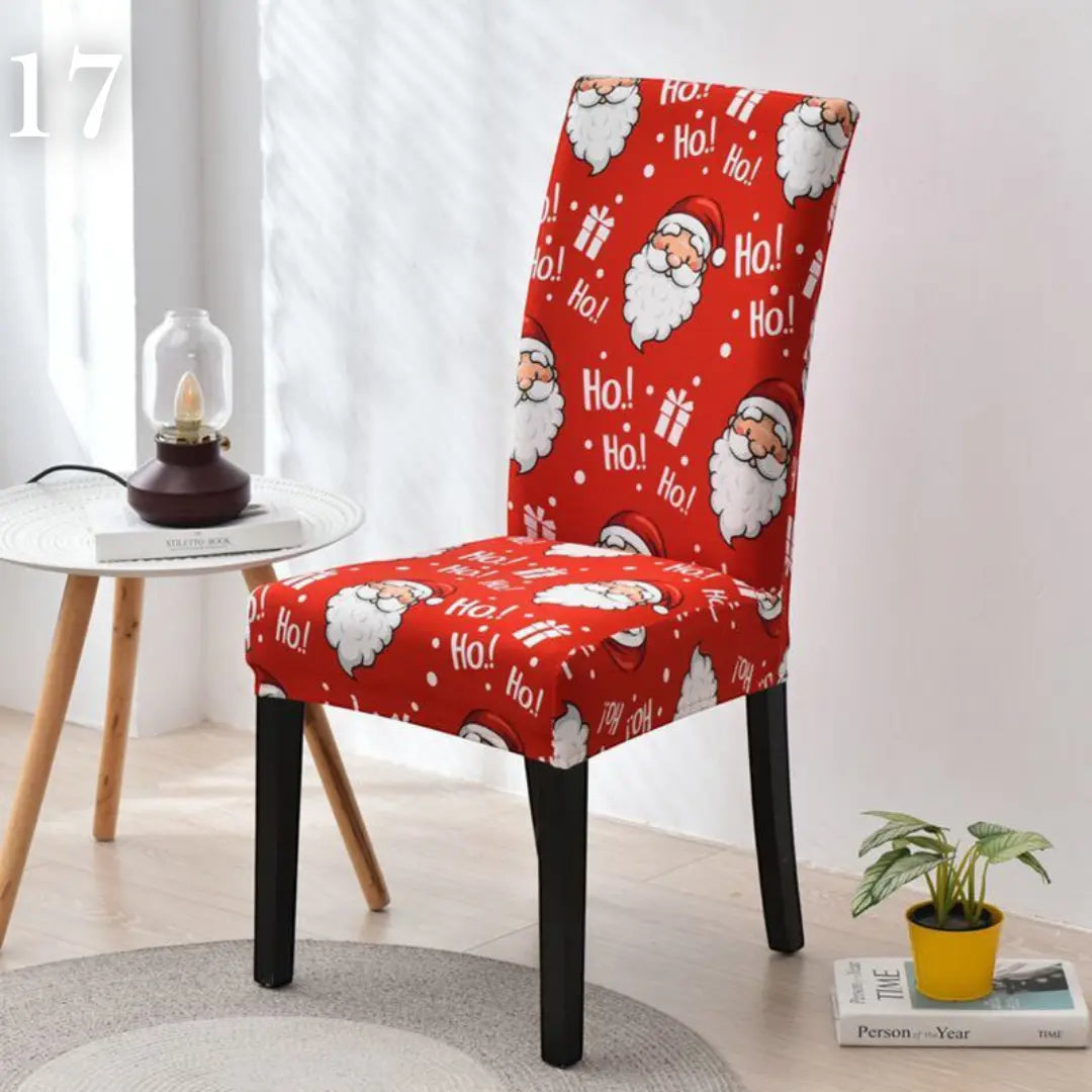Božićne navlake za stolice set od 6 komada - KIKY STORE