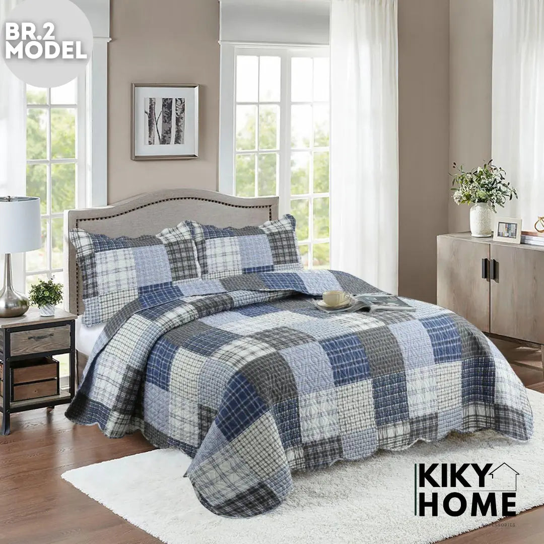 Elegantni prekrivač s uzorcima (Model 2) 220x240cm + 2 jastučnice GRATIS - KIKY STORE