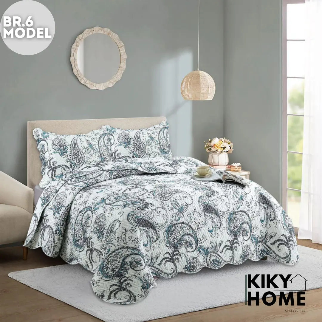 Elegantni prekrivač s uzorcima (Model 6) 220x240cm + 2 jastučnice GRATIS - KIKY STORE