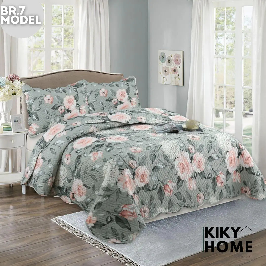 Elegantni prekrivač s uzorcima (Model 7) 220x240cm + 2 jastučnice GRATIS - KIKY STORE