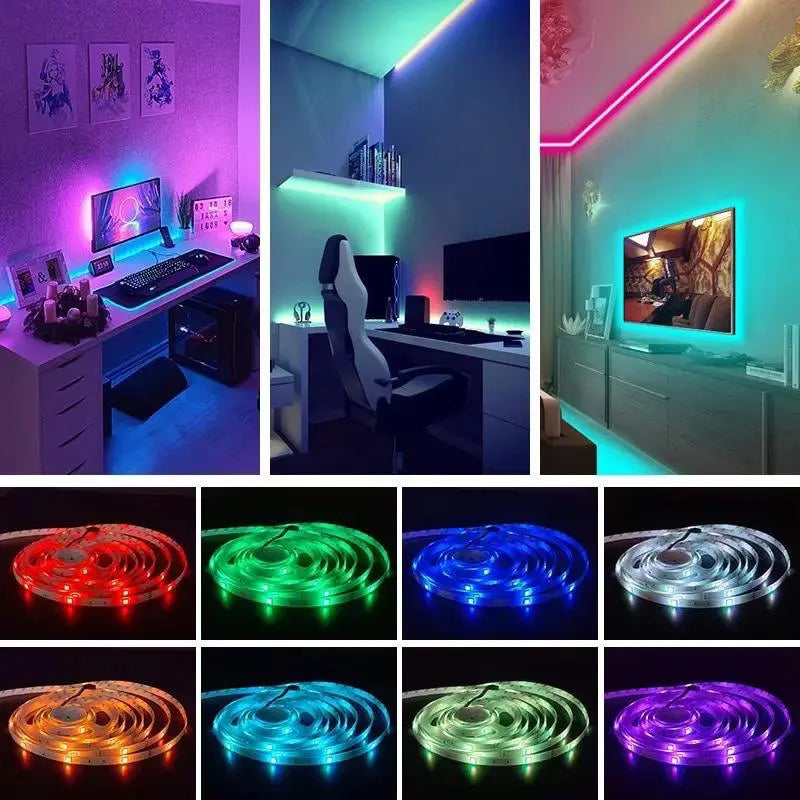RGB LED traka za ambijentalno osvjetljenje s daljinskim upravljačem - KIKY STORE