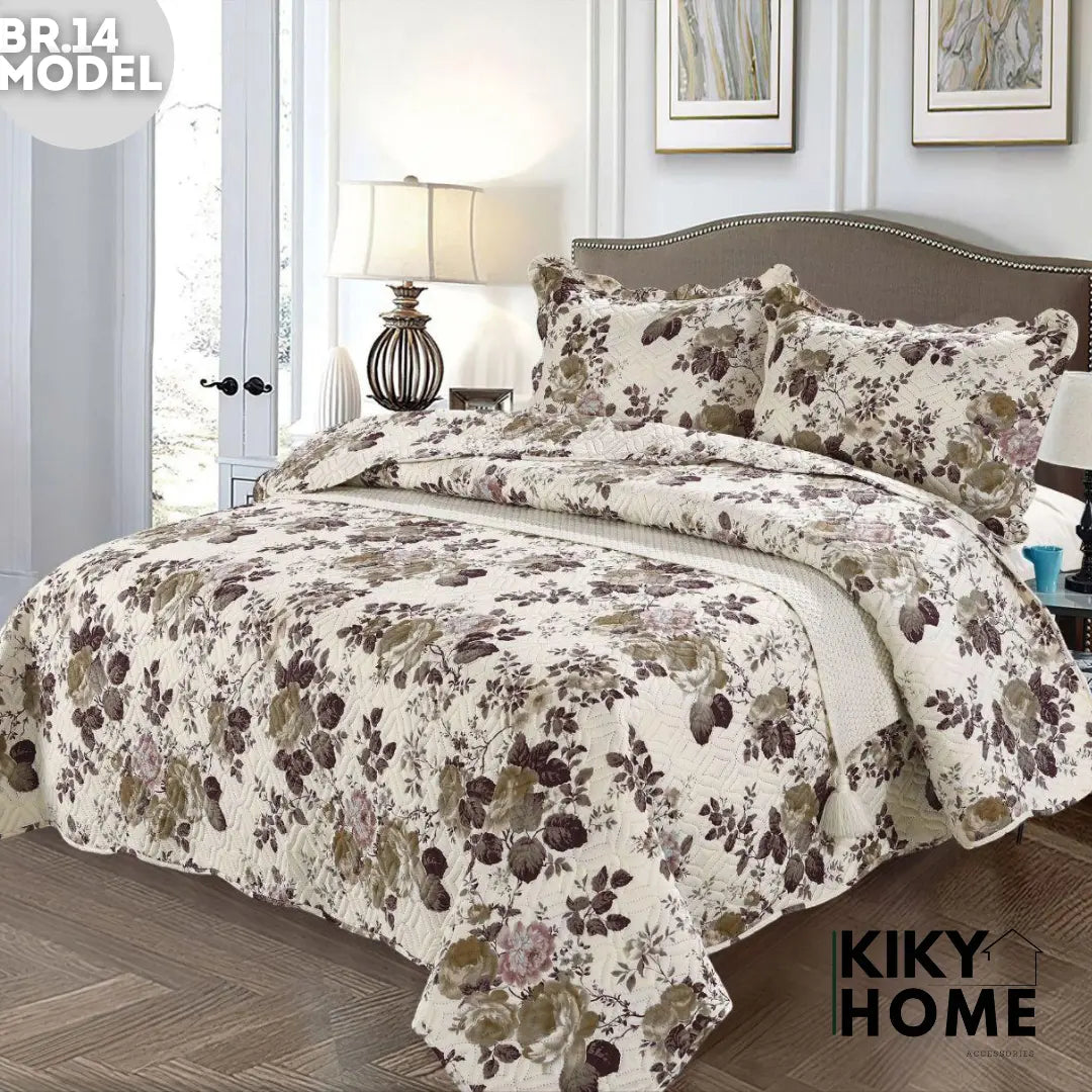 Elegantni prekrivač s uzorcima (Model 14) 220x240cm + 2 jastučnice GRATIS - KIKY STORE