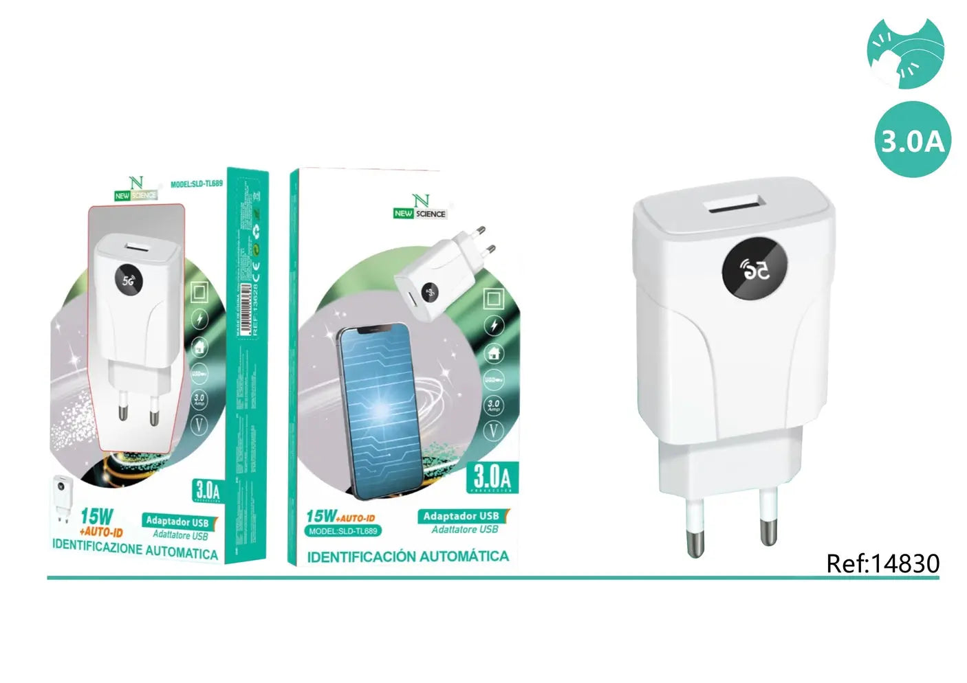 USB Punjač SLD-TL689 - 15W - KIKY STORE