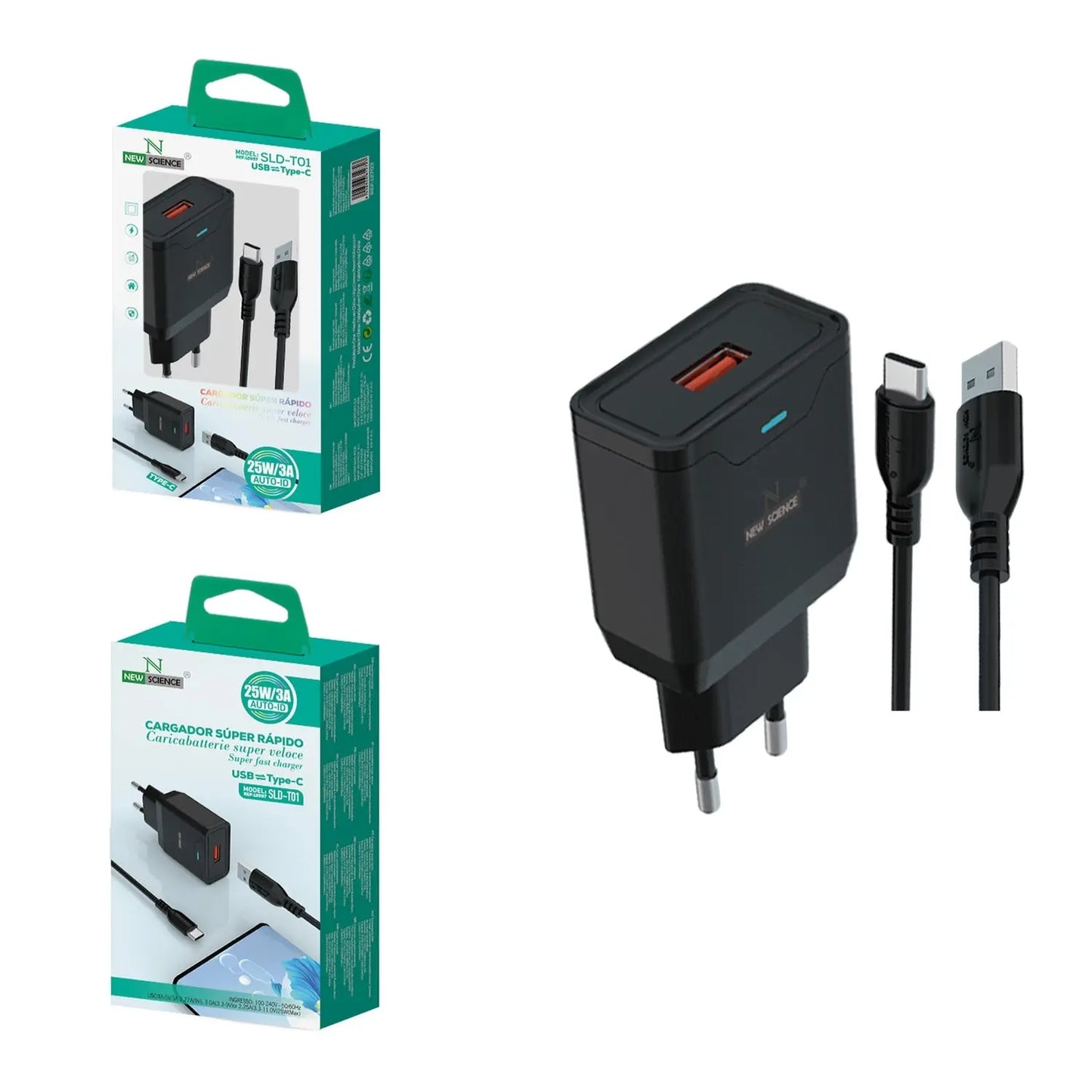 Brzi Punjač USB-C 25W SLD-T51 - KIKY STORE