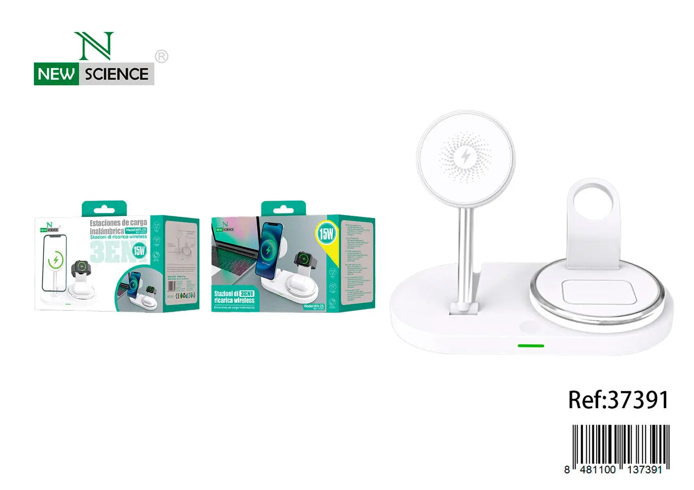 Baza za punjenje 3u1 WX-25 - KIKY STORE