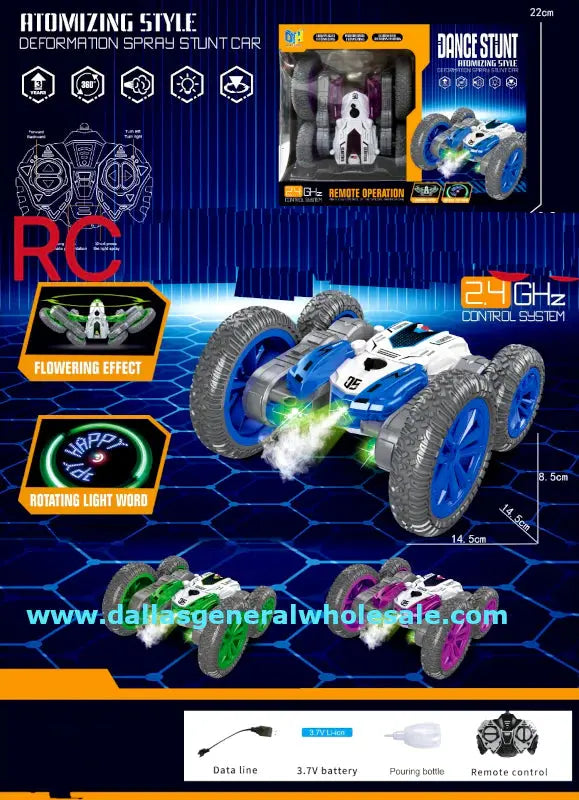 Transformirajući RC Automobil s Maglovitim Efektom - KIKY STORE