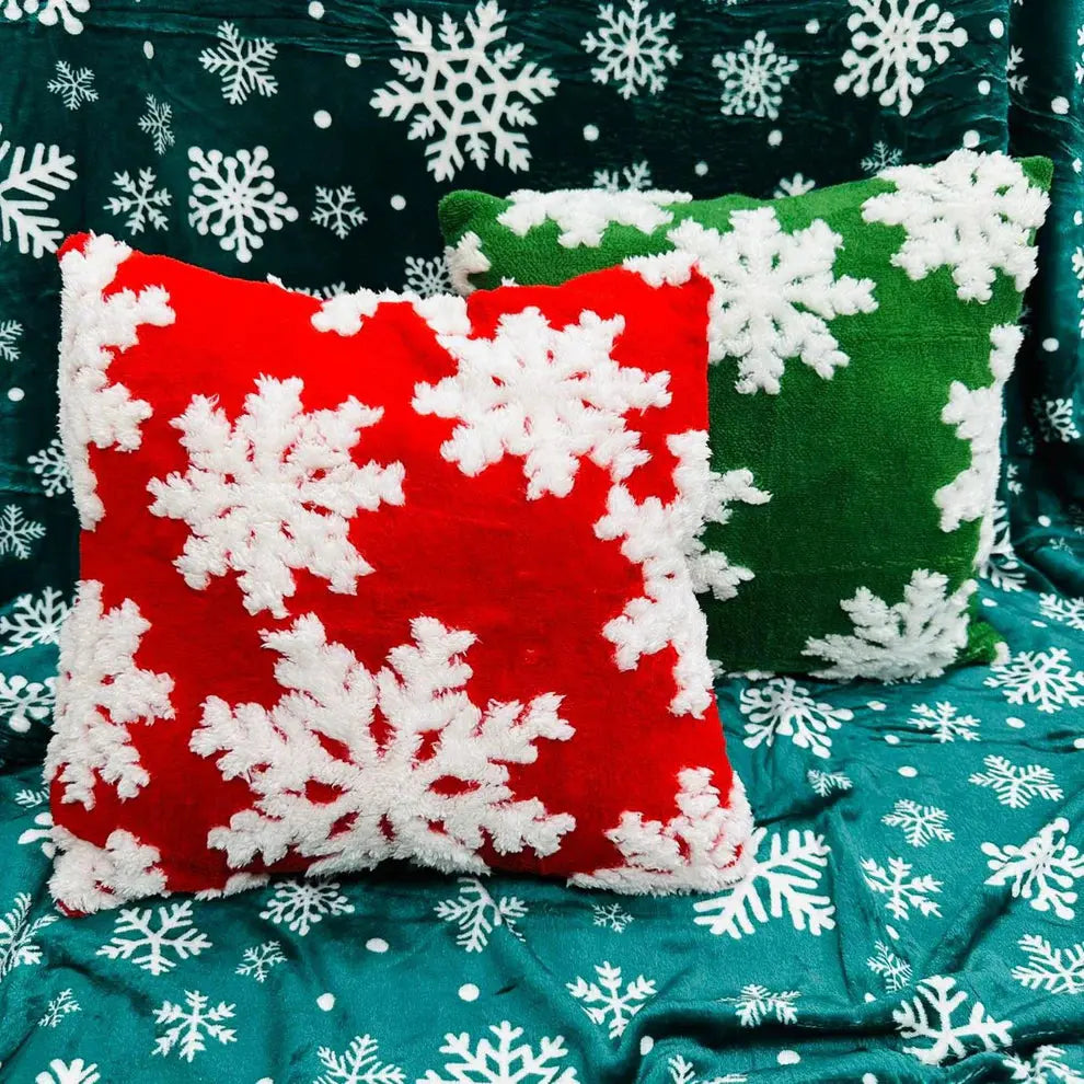 Čupava pliš jastučnica Pahuljica 45×45 cm KIKY STORE