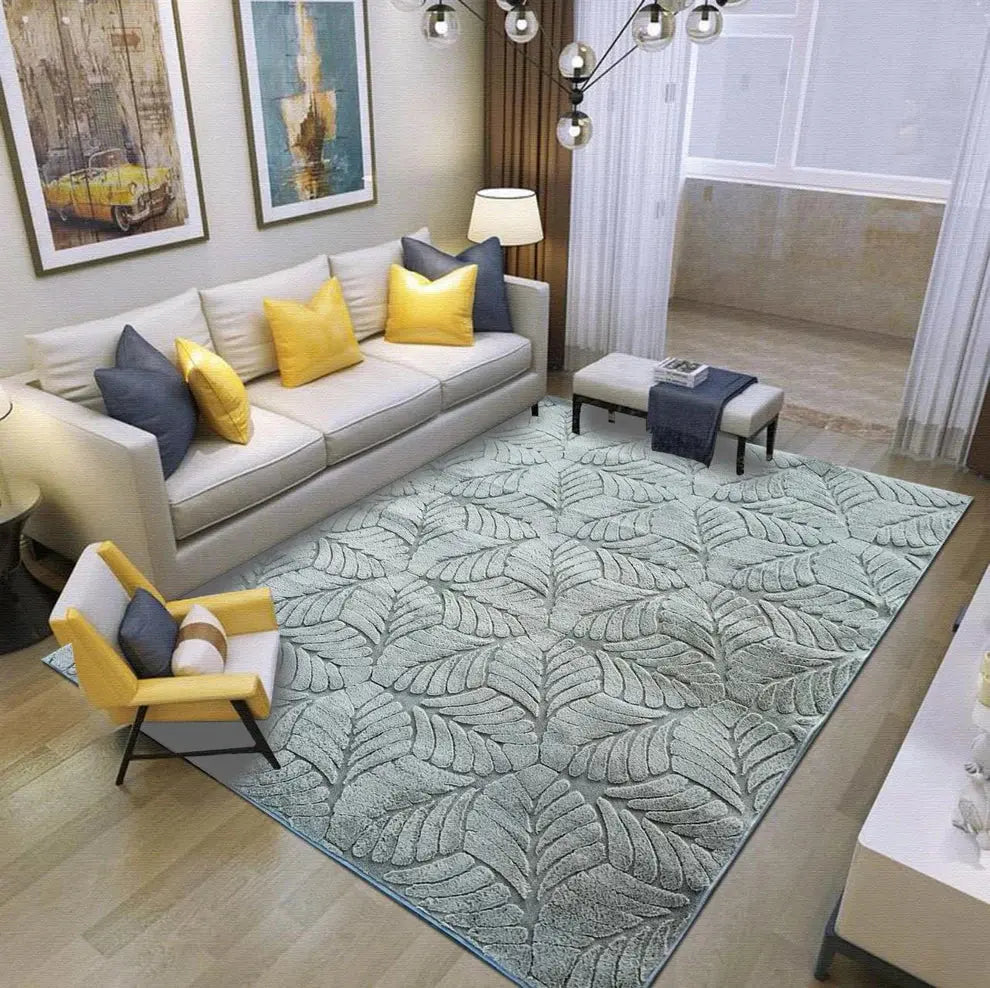 Soft Leaf -List čupavi tepih KIKY STORE