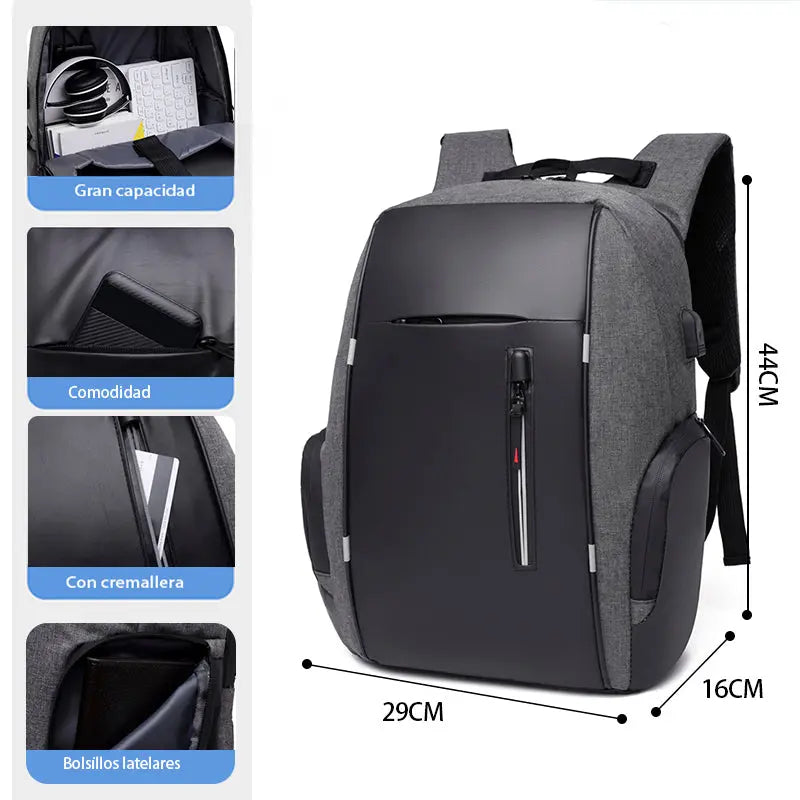 Ruksak za laptop 15.6" s USB priključkom – Model M1918 - KIKY STORE