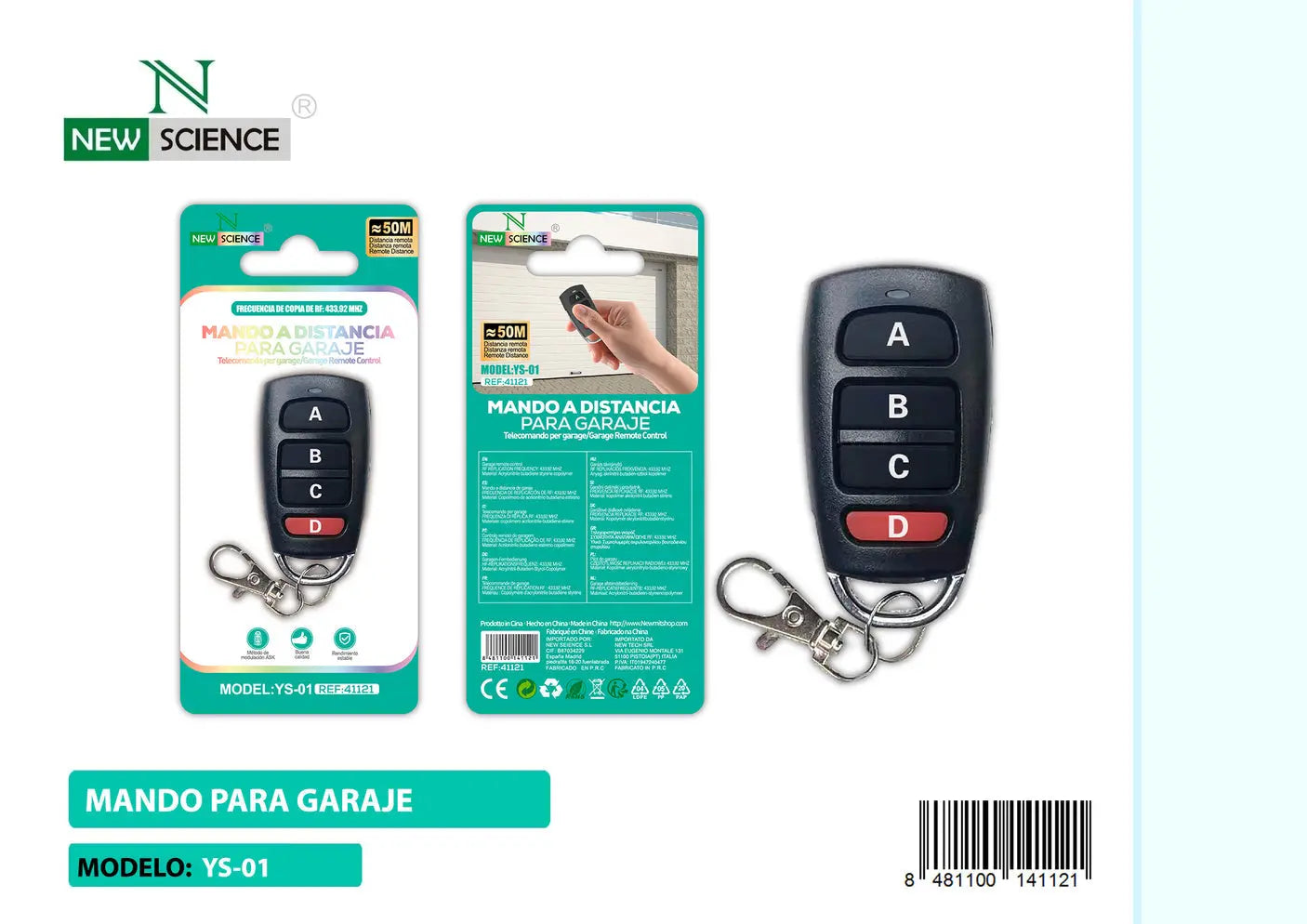 Daljinski upravljač za garažu YS-01 - KIKY STORE