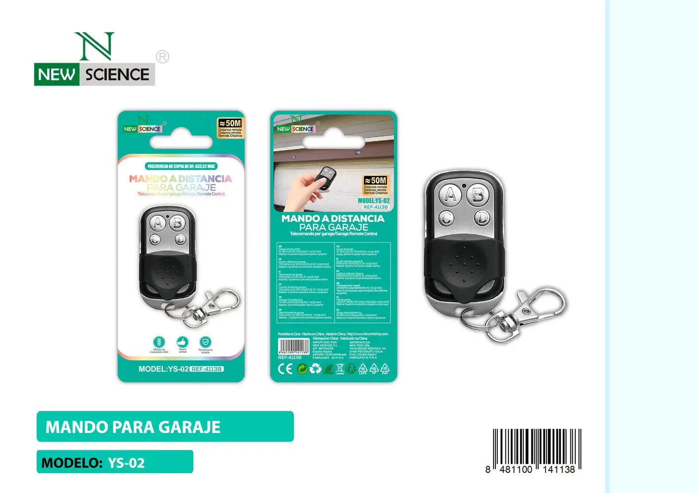 Daljinski upravljač za garažu YS-02 - KIKY STORE