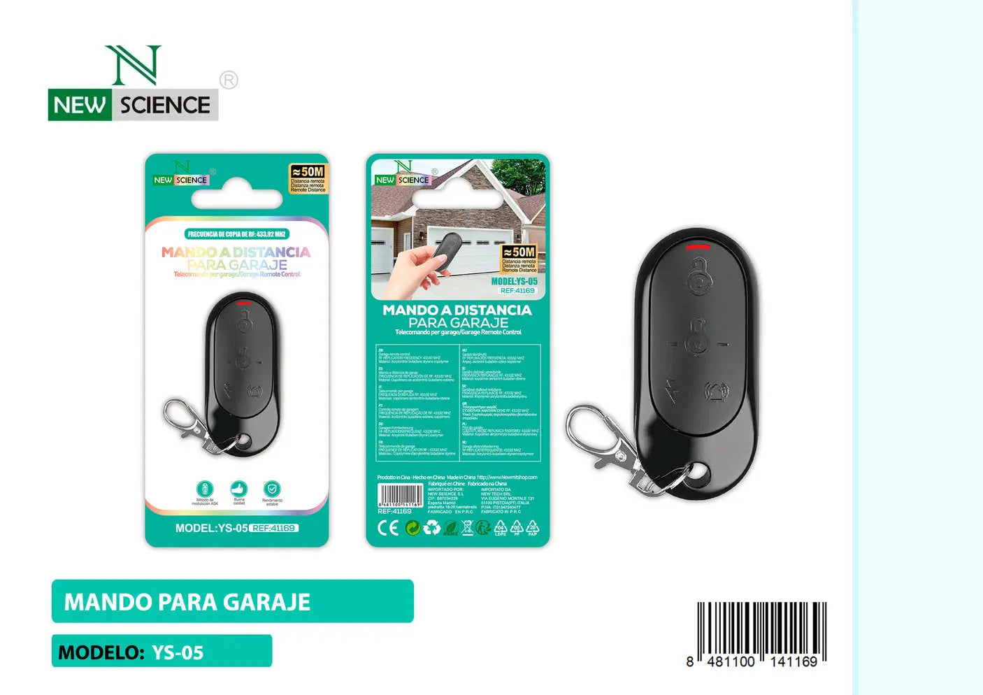 Garažni daljinski upravljač YS-05 - KIKY STORE