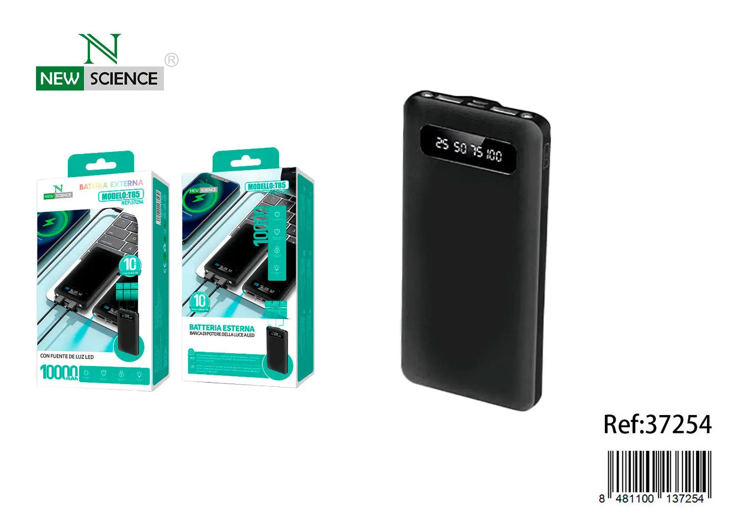 Power Bank T85 10000mah - KIKY STORE