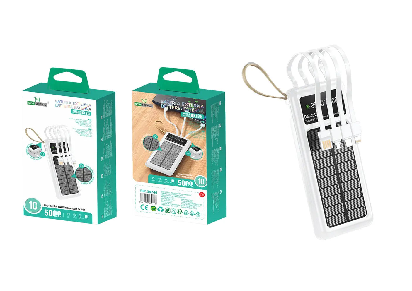 Solarni Power Bank 5000mAh - KIKY STORE