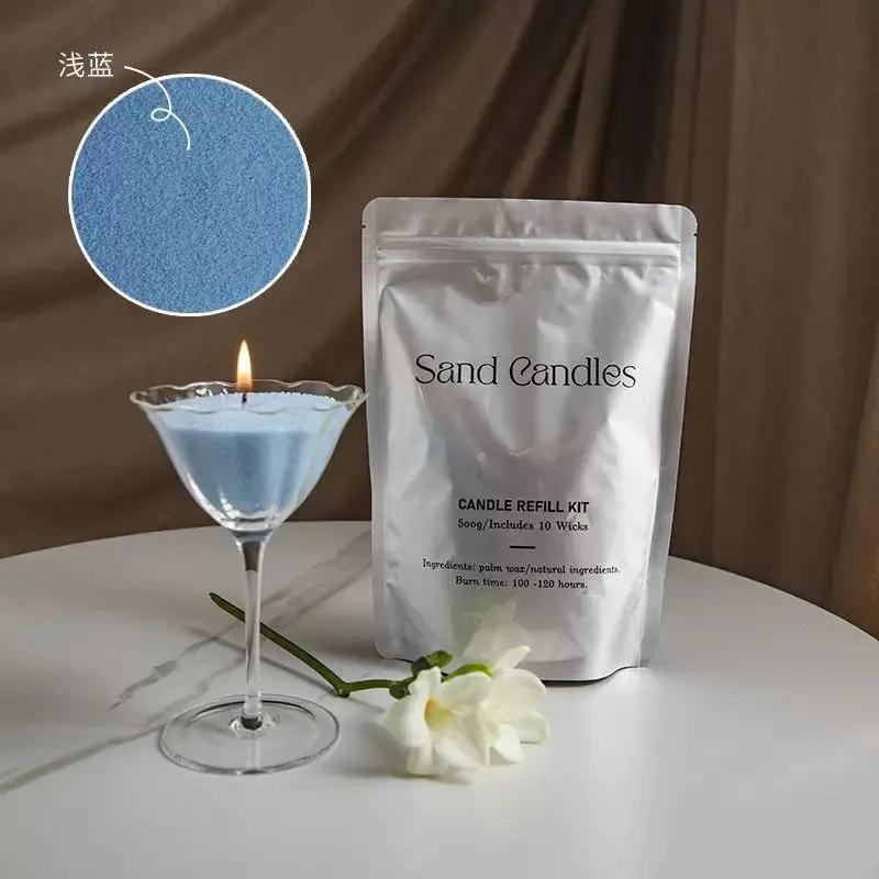 DIY set Sand Candle – pijesak za svijeće 500 g + 10 fitilja KIKY STORE