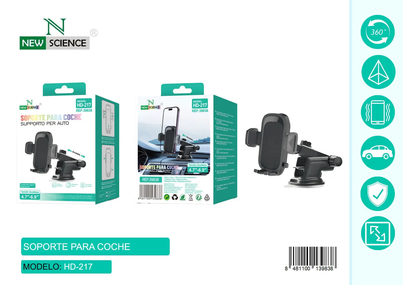 Držač za auto - HD-217 - KIKY STORE