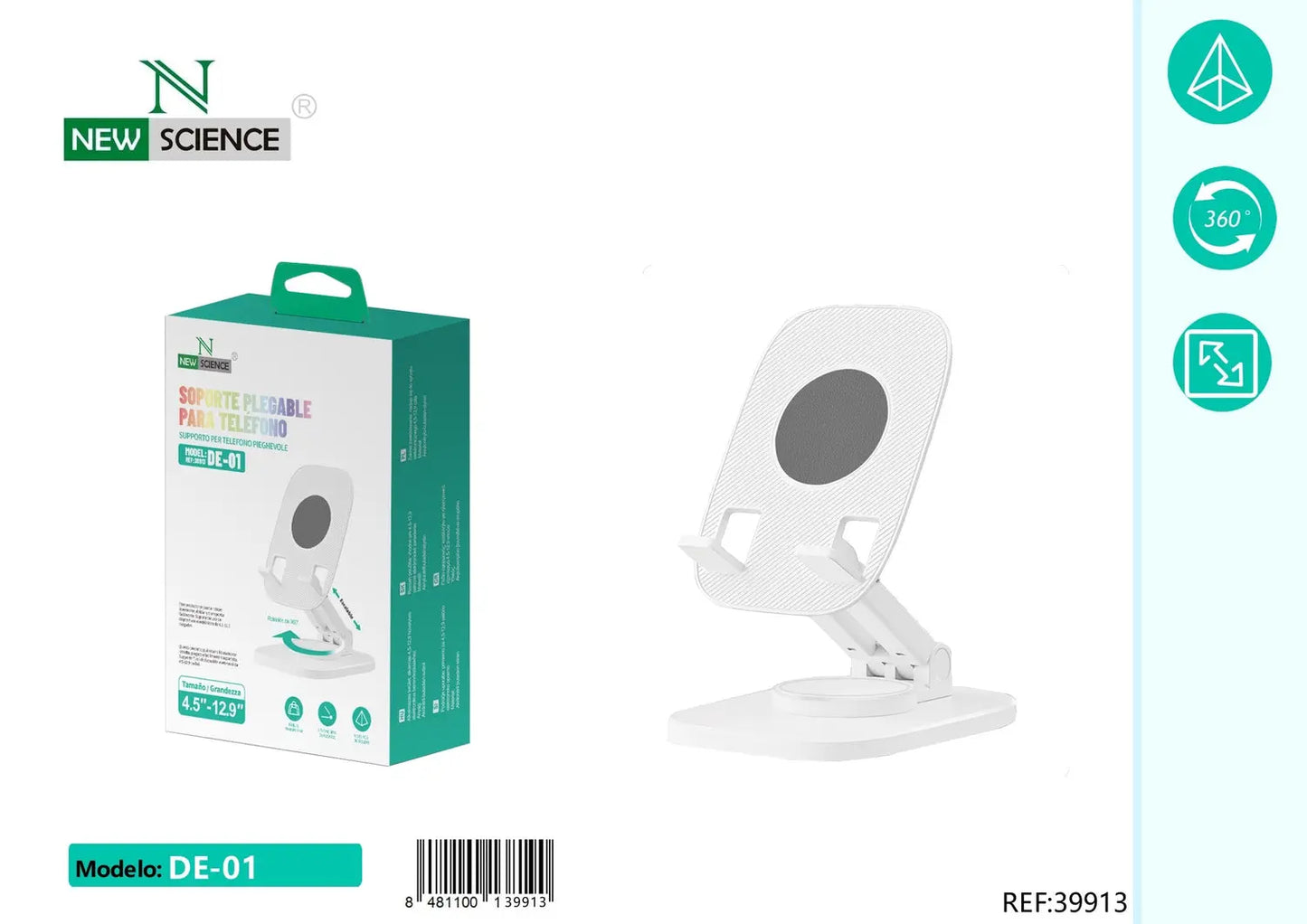 Stolni držač za mobitel/tablet 360° - KIKY STORE