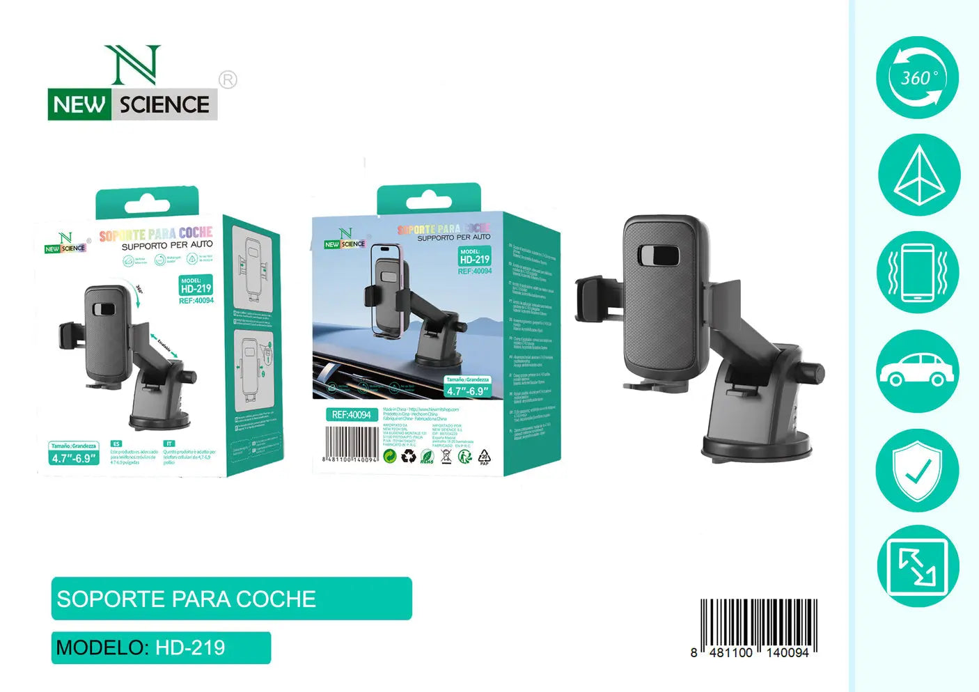 Držač za auto - HD-219 - KIKY STORE
