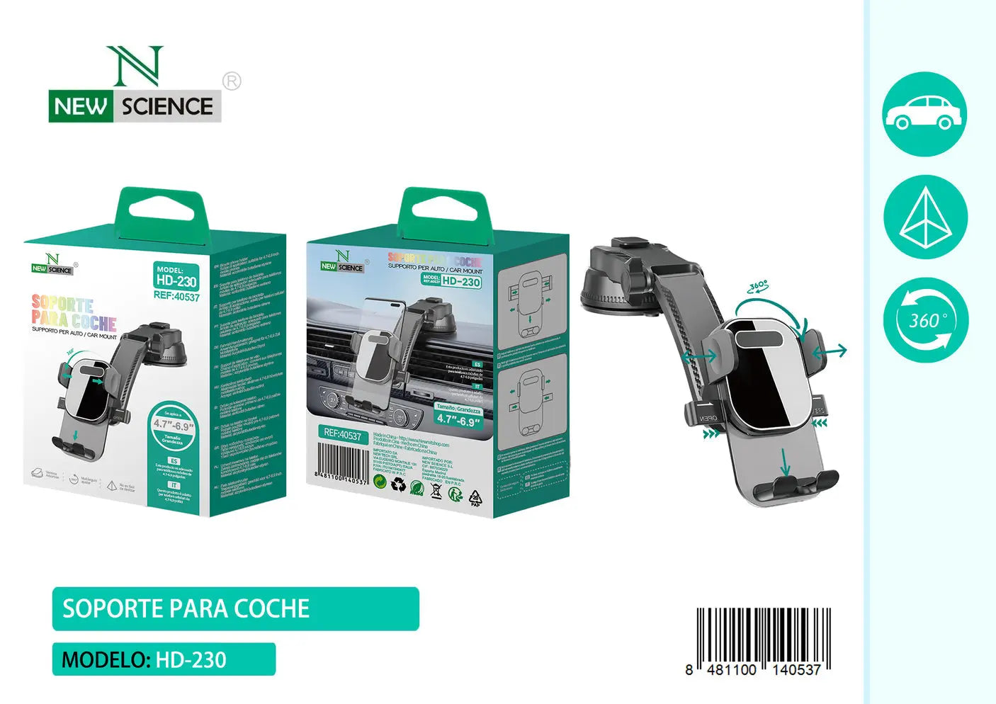 Držač za auto HD-230 - KIKY STORE