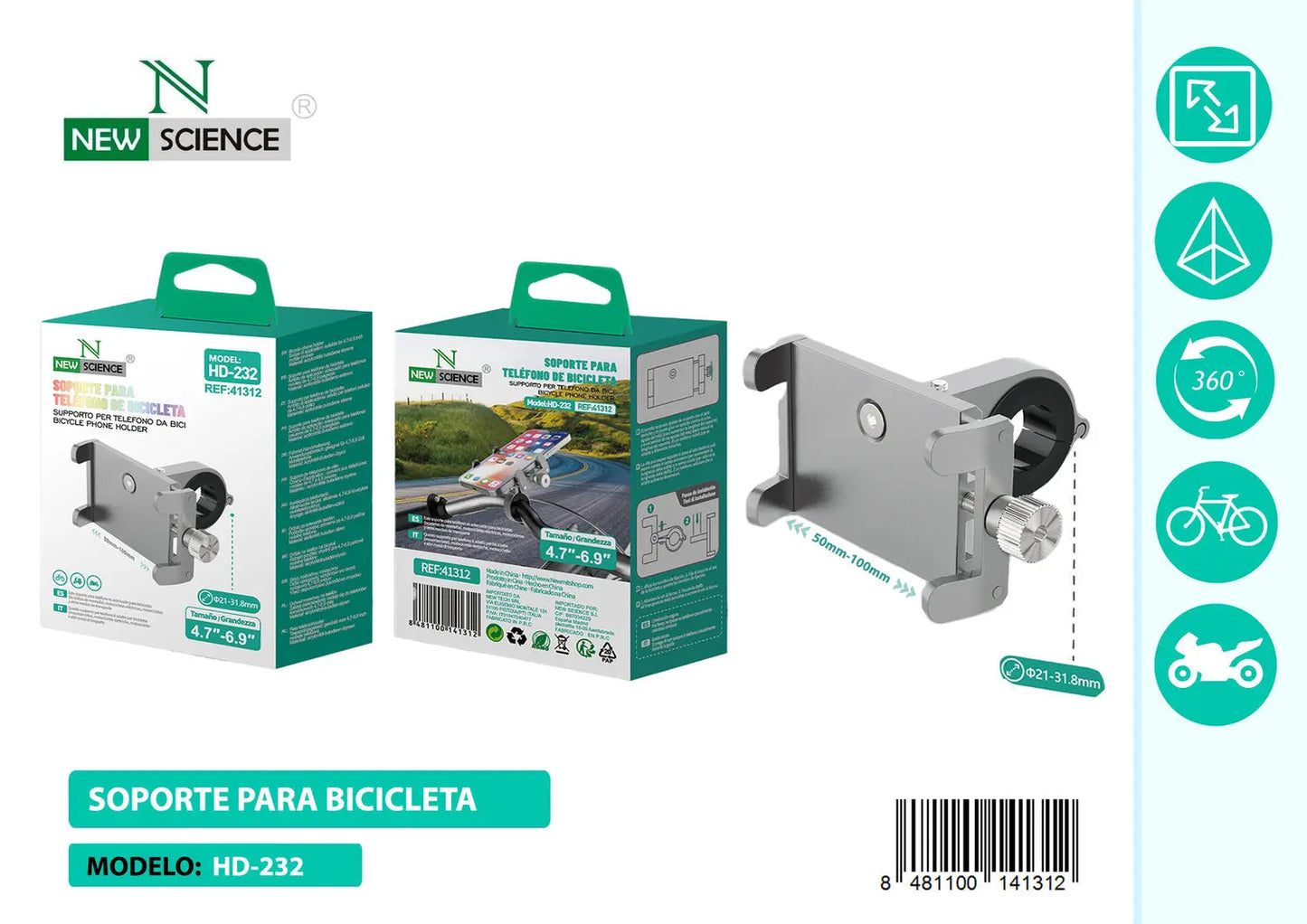 Držač za bicikl HD-232 metal - KIKY STORE