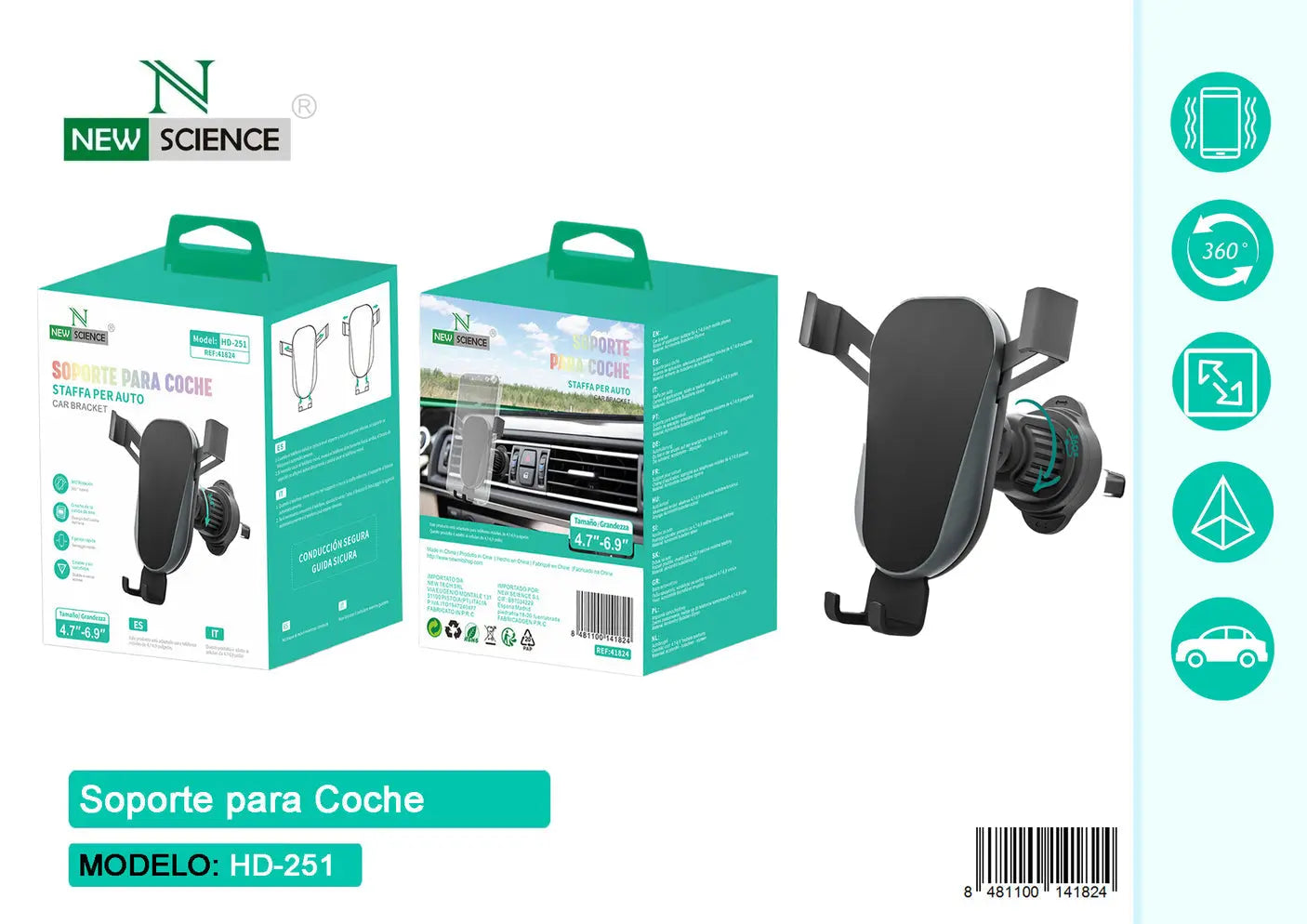 Držač za auto HD-251 - KIKY STORE