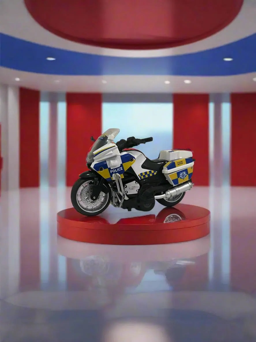 Policijski motor s LED svjetlima i zvučnim efektima - KIKY STORE