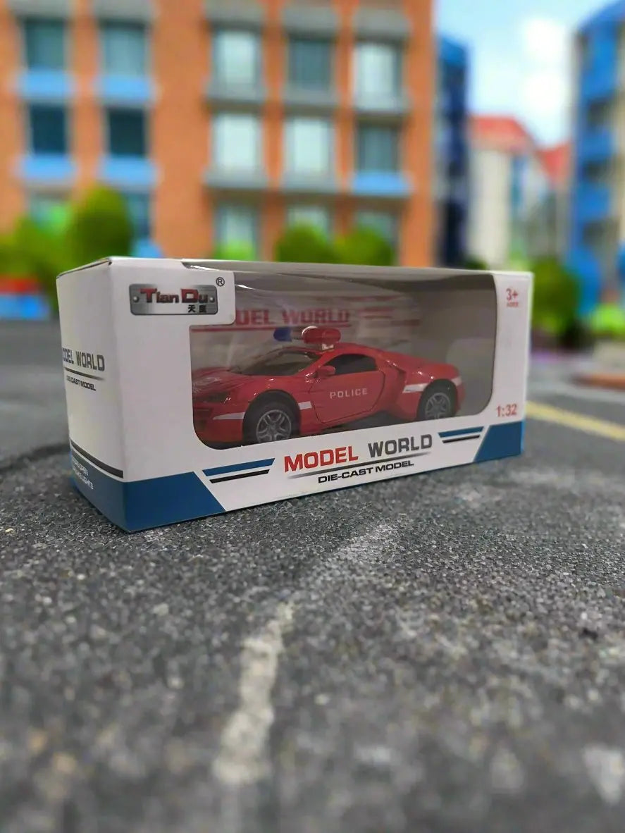 Policijski sportski auto 1:32 (Crveni/Crni) - KIKY STORE