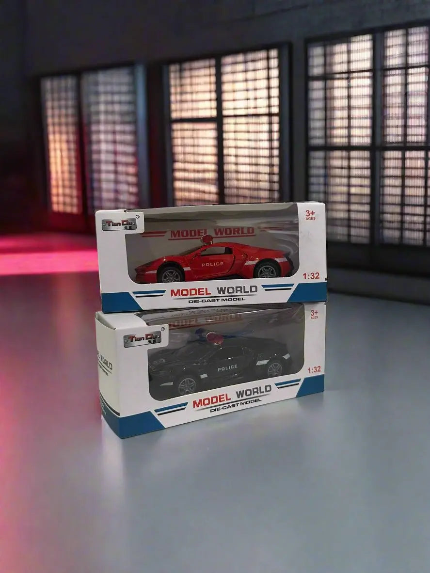 Policijski sportski auto 1:32 (Crveni/Crni) - KIKY STORE