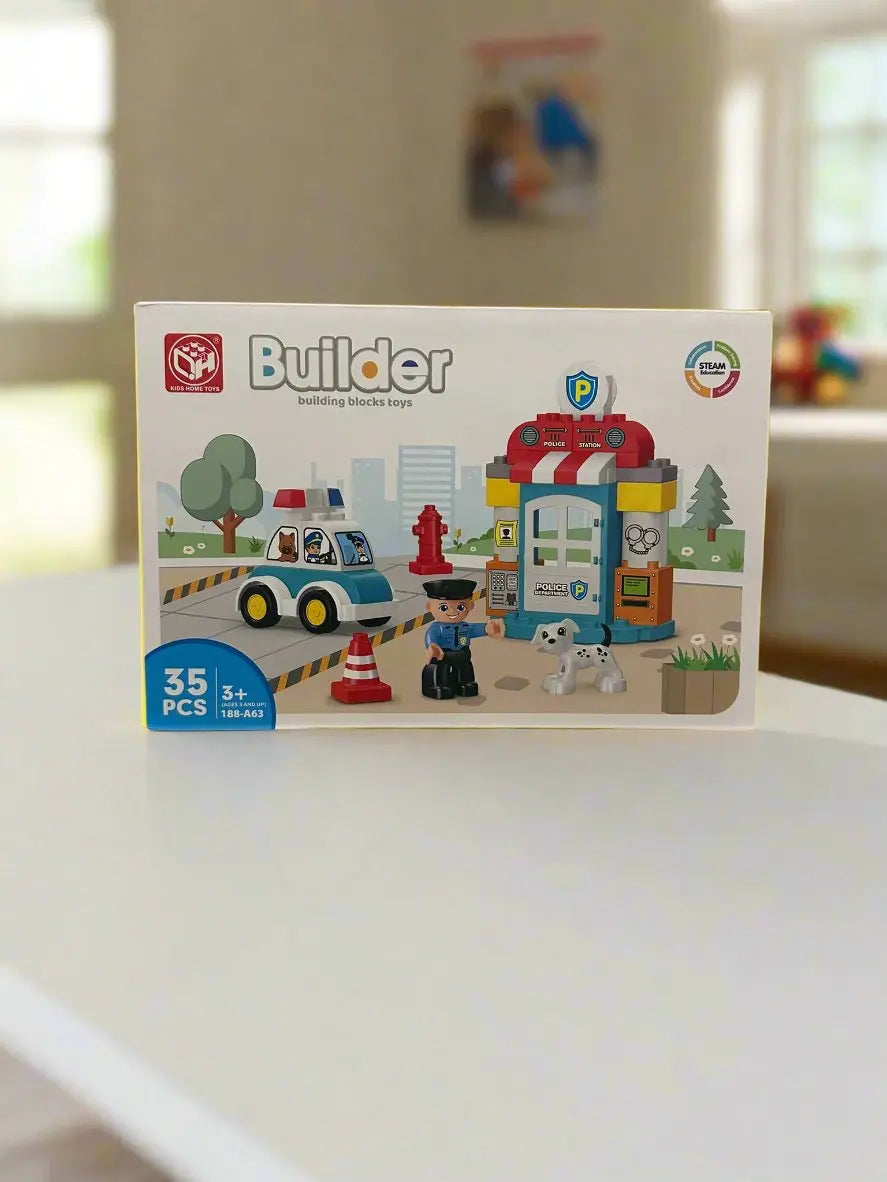 Graditeljski set s policijskom postajom - KIKY STORE