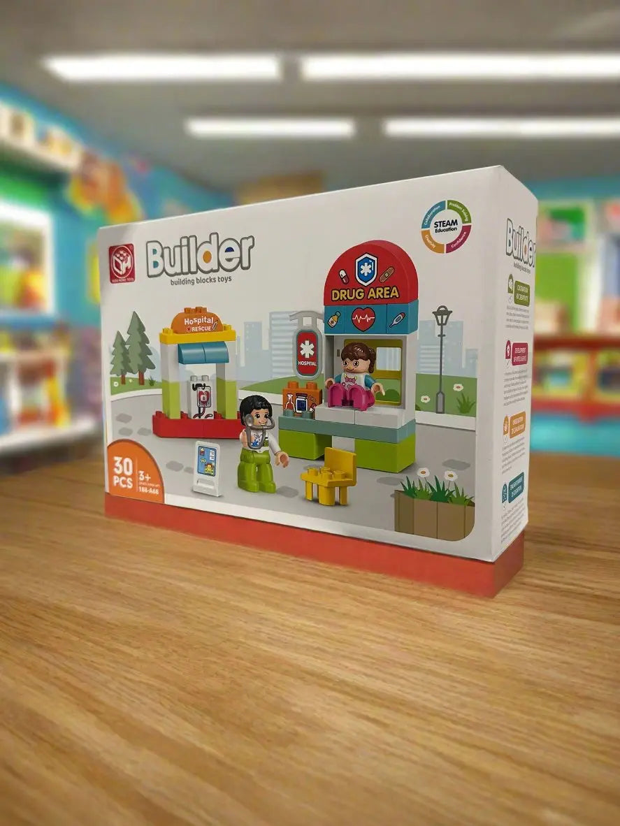 Građevinska slagalica - Builder Set bolnica - KIKY STORE