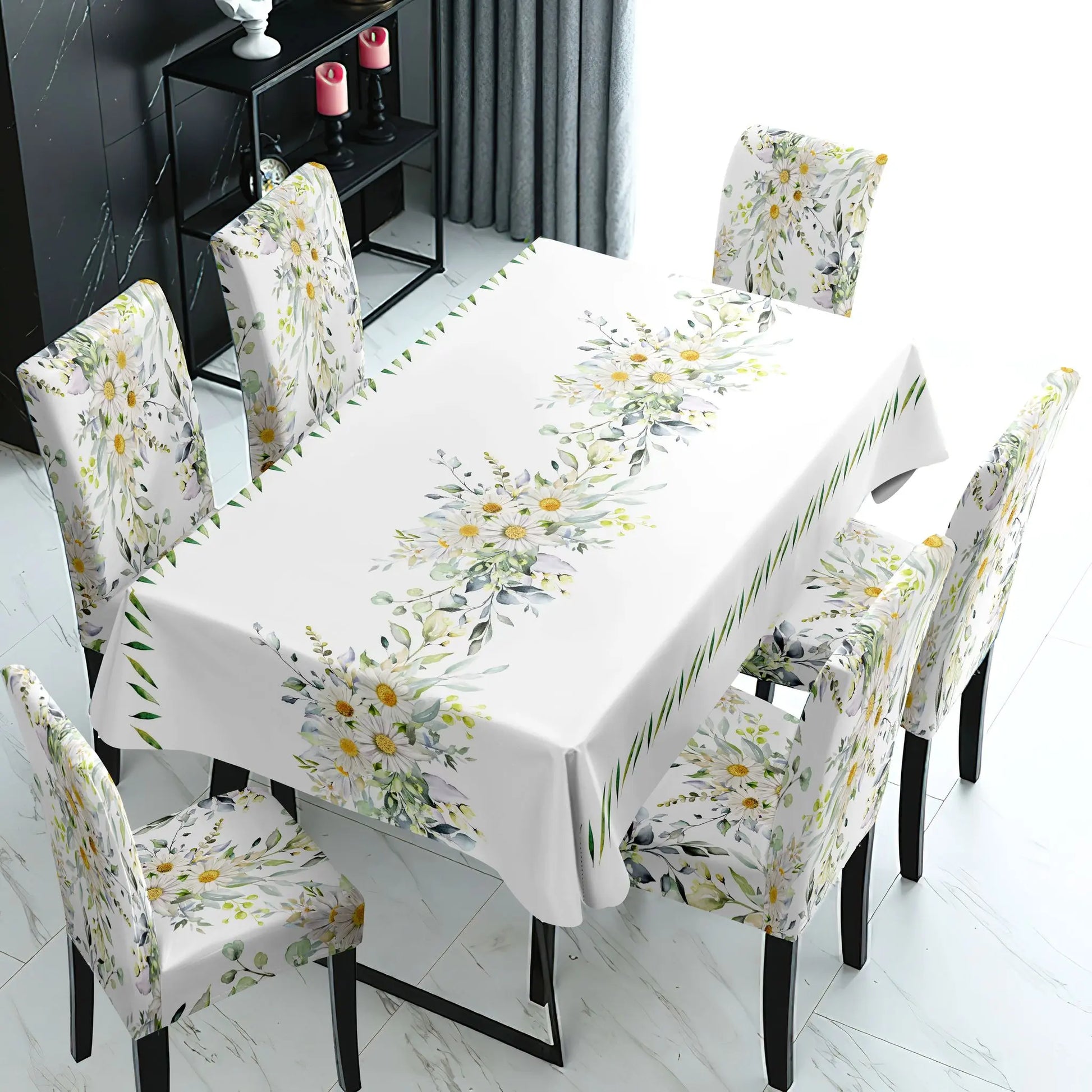 Set Camil - stolnjak + 6 navlaka za stolice - KIKY STORE