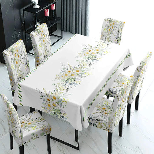 Set Camil - stolnjak + 6 navlaka za stolice - KIKY STORE