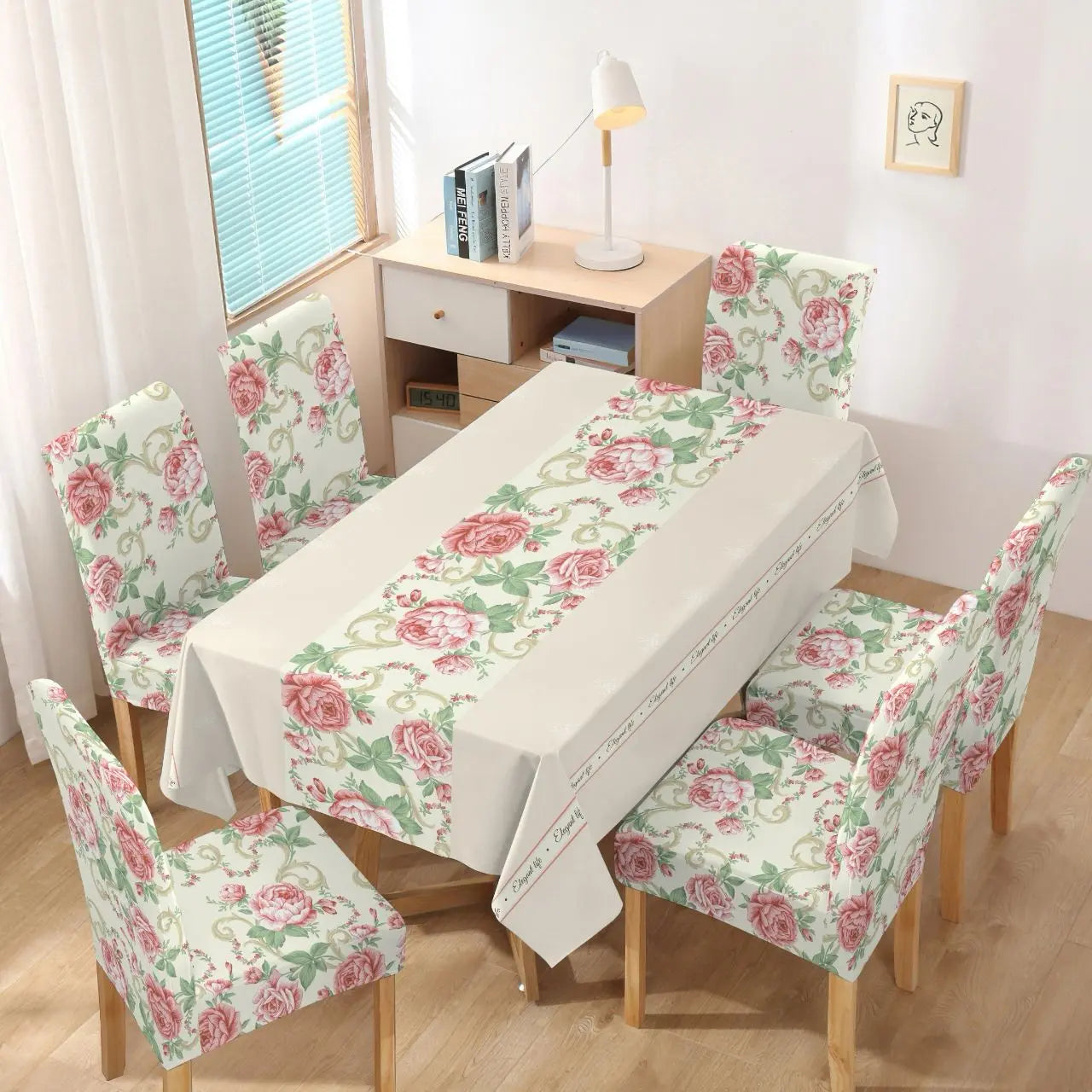 Set Lunera stolnjak + 6 navlaka za stolice - KIKY STORE