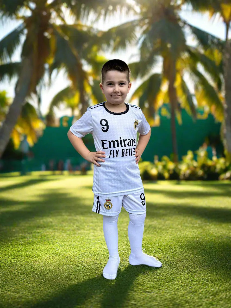 Dječji nogometni dres komplet Mbappe – Real - KIKY STORE