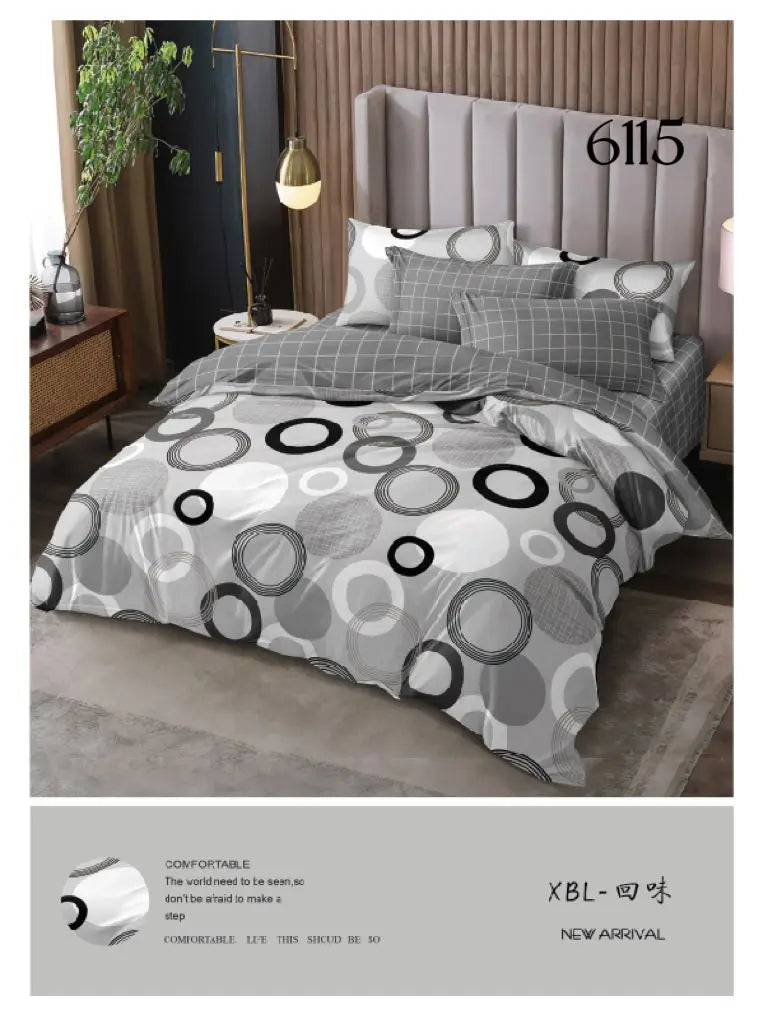 Posteljina Grey Circle (6 dijelova)