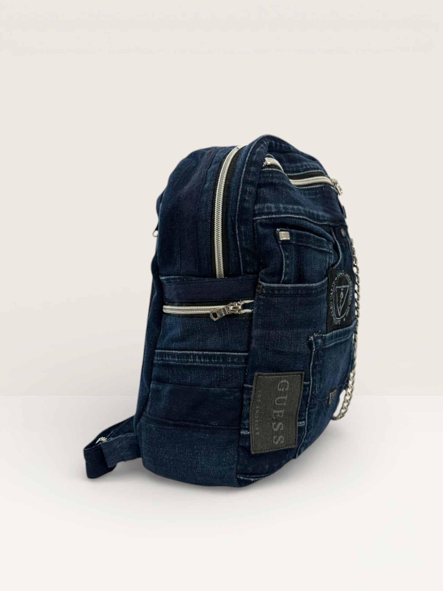 Denim Ruksak „Urban Chain 2“ – Ručni Rad