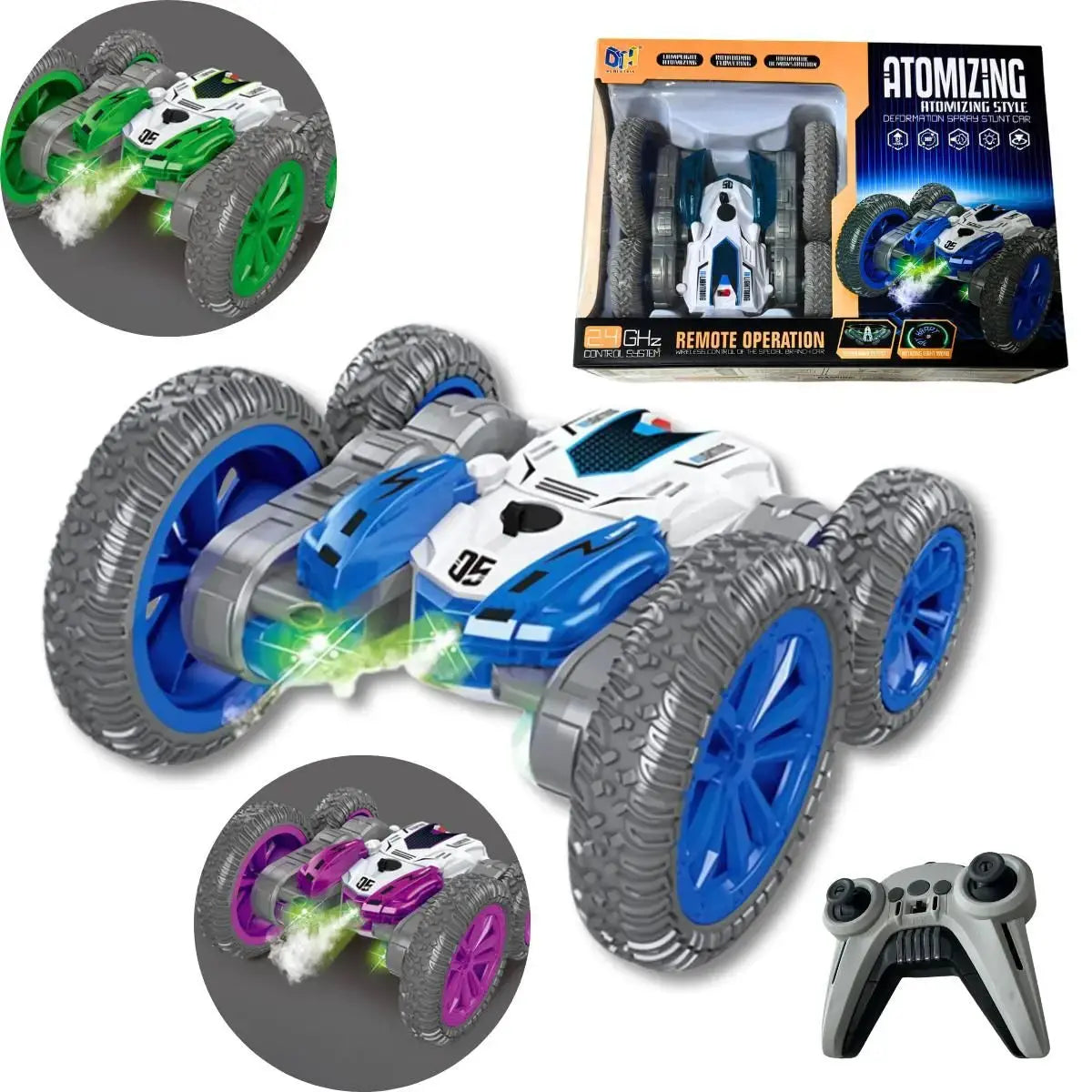 Transformirajući RC Automobil s Maglovitim Efektom - KIKY STORE