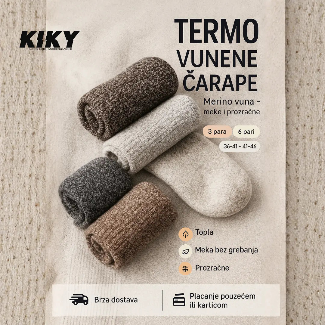 Vunene čarape .WOLLE KIKY STORE