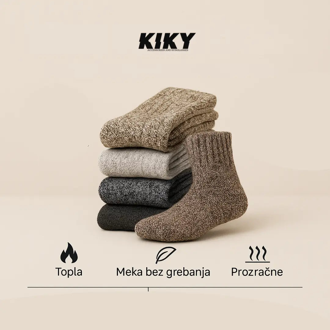 Vunene čarape .WOLLE KIKY STORE