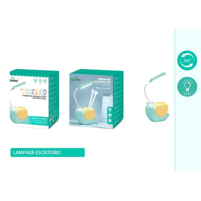 LED stolna svjetiljka DL-16 – dizajn puža - KIKY STORE