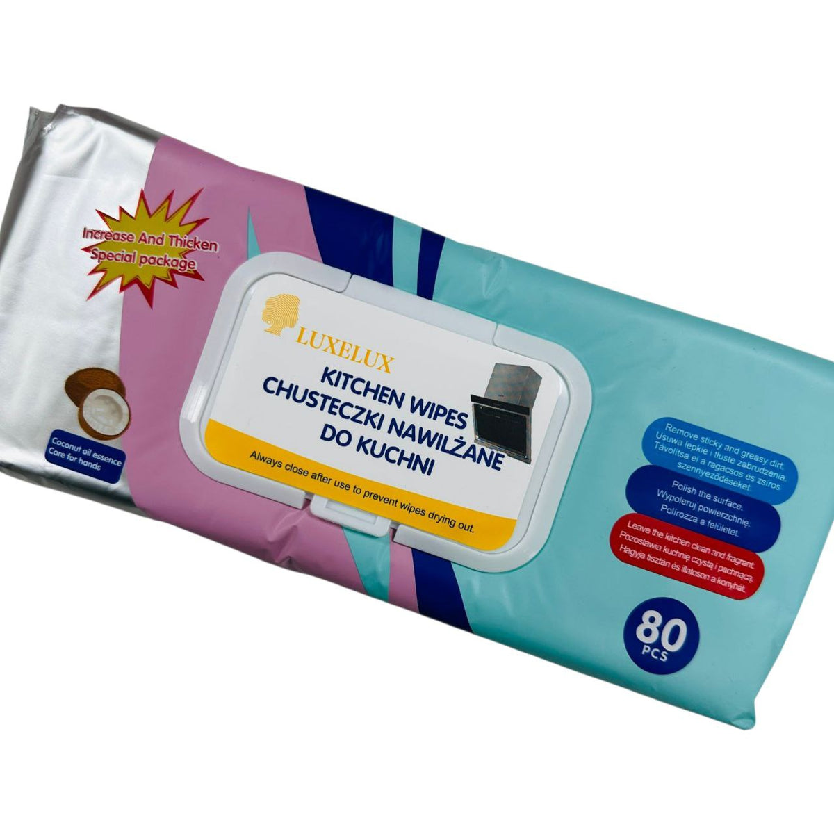 LUXELUX Coconut Care – kuhinjske maramice, 80 kom – prikaz 1
